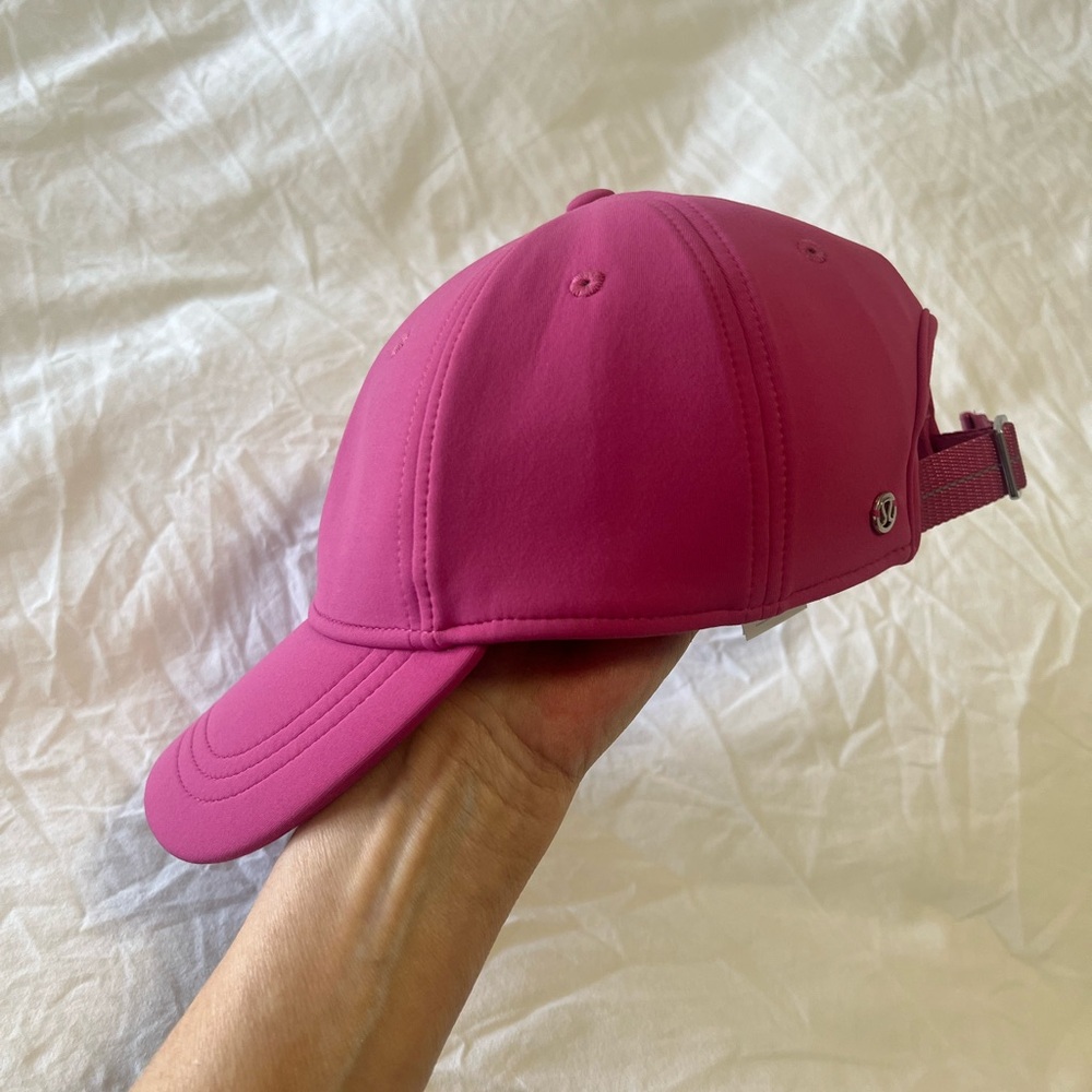 Lululemon | Women’s One Size | Lush Pink Adjustable Baseball Cap Luxtreme | EUC